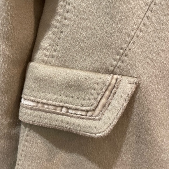 Per Se wool/cashmere pea coat Sz 4 - Picture 4 of 6